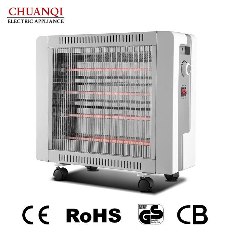 Perché un riscaldatore al quarzo da 2400 W a 5 tubi con ruote è la soluzione di riscaldamento ideale per le case moderne?